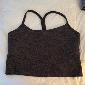 Beyond Yoga Spacedye Slim Racerback Cropped Tank charcoal , Medium